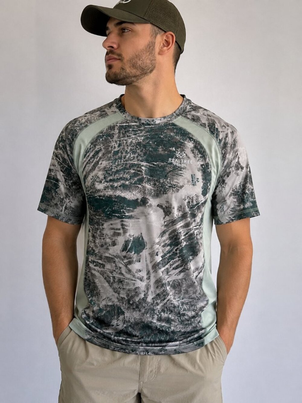 Realtree Fishing Performance Camo Shirt Men's M